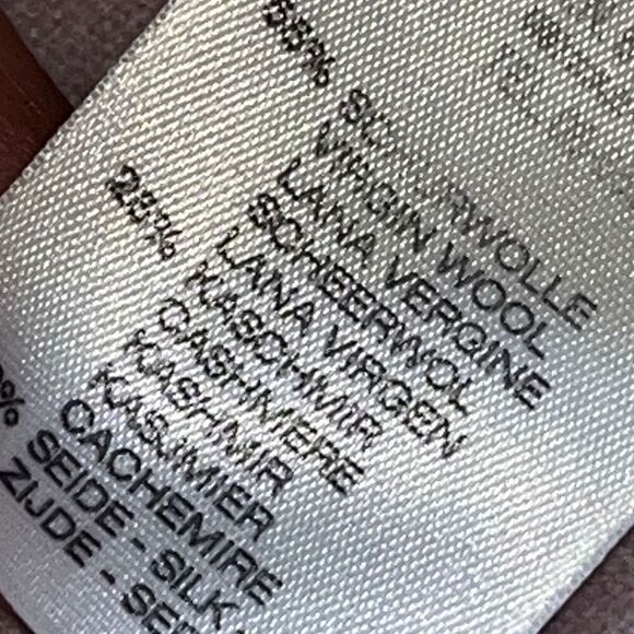 Beautiful Vintage Escada Pink And Tan Sweater Wool Cashmere Silk Blend Italy Siz - Picture 10 of 14